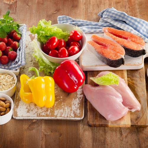 Sigue una dieta equilibrada